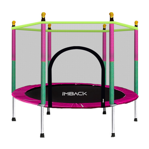 Cama Elástica de 1,40 M Trampolín Saltarín Multicolor Rosa ce001 Cama Elástica de 1,40 M Trampolín Saltarín Multicolor Rosa ce001