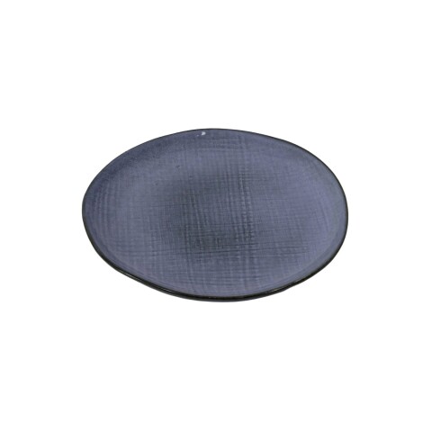 PLATO PLAYO CERAMICA AZUL CL COMB 26.5CM Unica