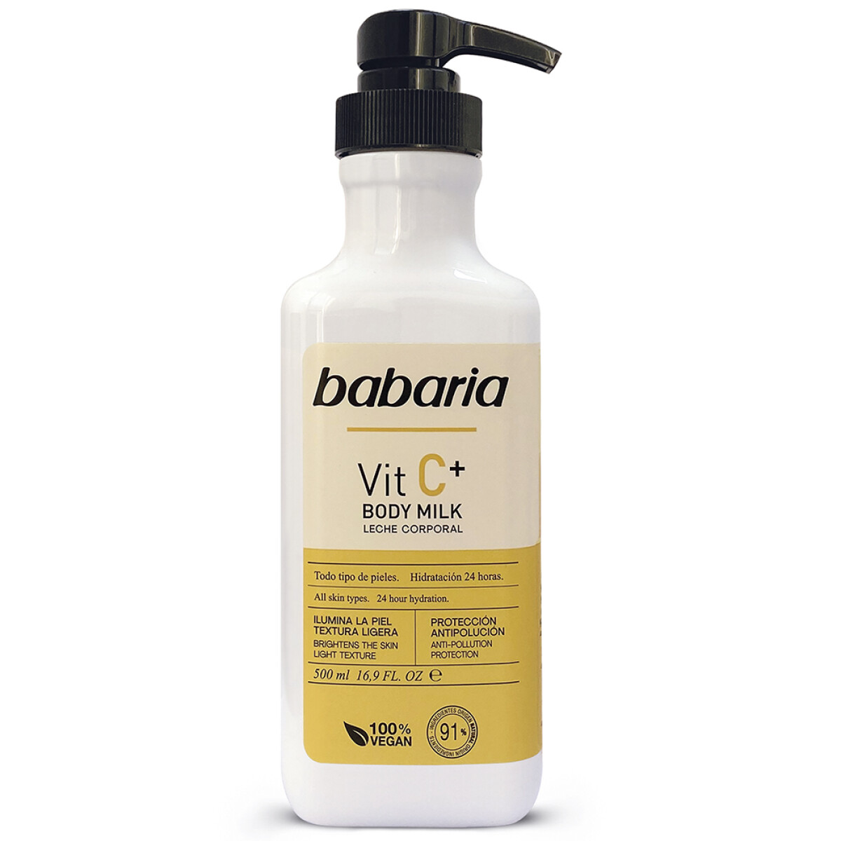Imperfectos - Crema Corporal Babaria x 500 ml - Vitamina C+ 