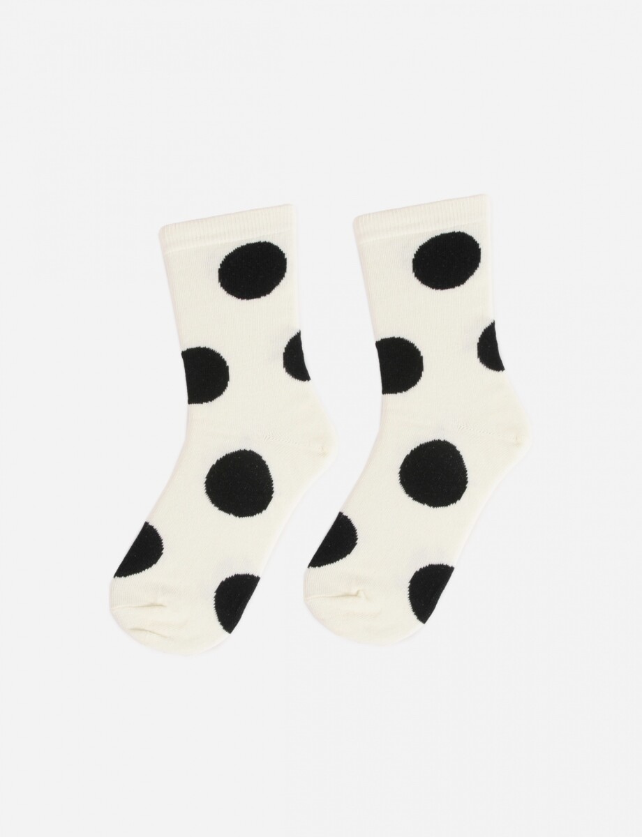 Medias lunares - blanco 