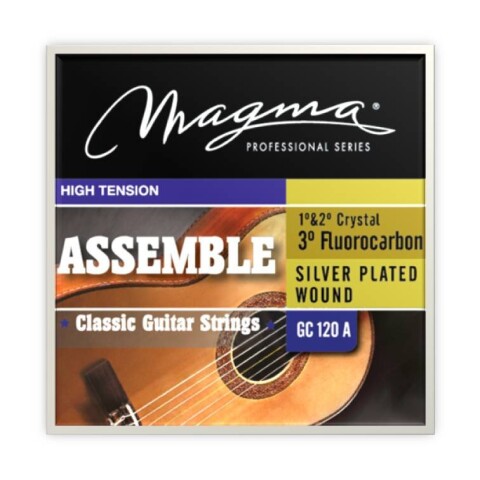 Encordado Guitarra Clásica Magma Tens. Alta Assemble GC120A Encordado Guitarra Clásica Magma Tens. Alta Assemble GC120A