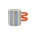 QR148-01573 Taza Ceramica Para Expresso Que Rico - Aurora Rayas