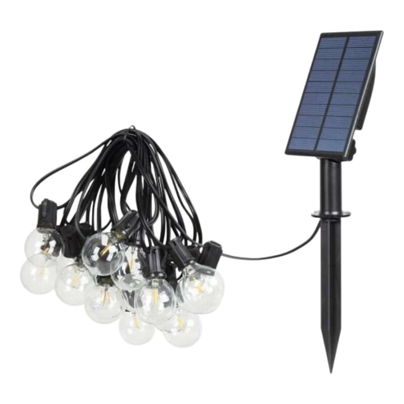Guirnalda Solar LED Exterior 20 Bombitas Guirnalda Solar LED Exterior 20 Bombitas