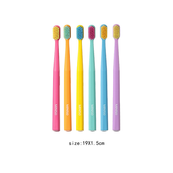 Cepillo dental 6pcs colores Cepillo dental 6pcs colores