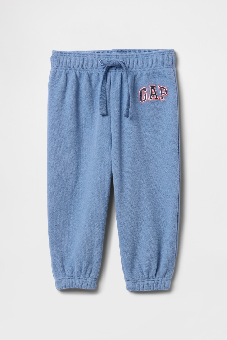 Pantalòn Deportivo Sin Felpa Logo Gap Bebé Soft Cornflower 452