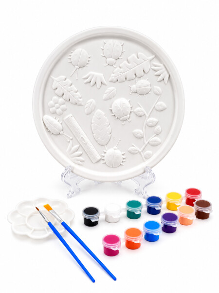 JUEGO DE PINTURA EN CERAMICA PRIMAVERA MULTICOLOR.