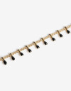 Pulseras Flexibles Metal Pulsera Flexible Metal Y Esmalte - Dorado