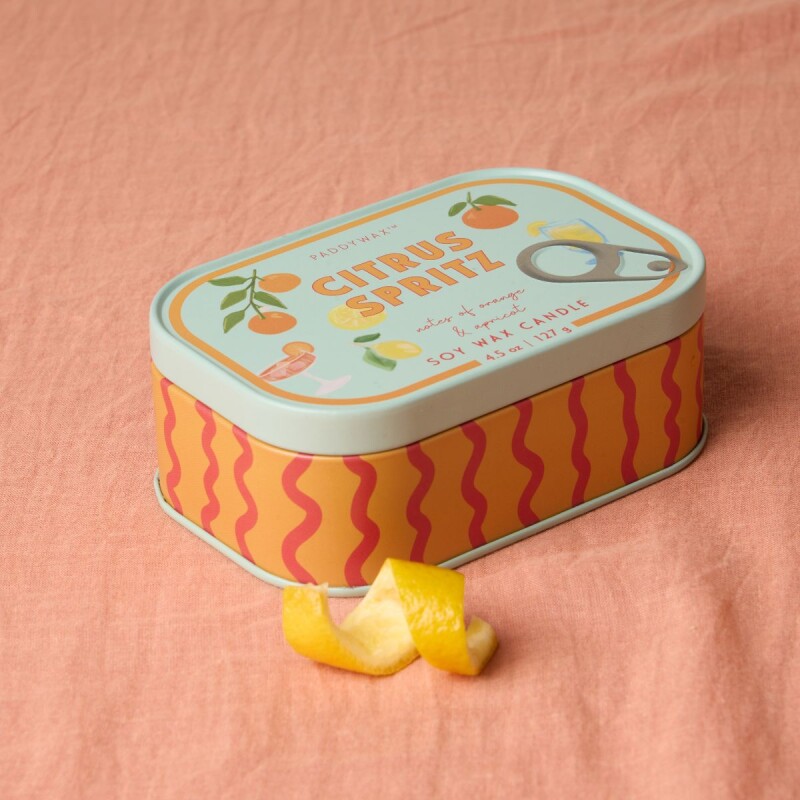 VELABIS Vela Aromática 4.5 Oz En Lata Paddywax - Orange Citrus Spritz
