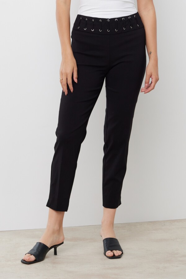Pantalon Detalle NEGRO
