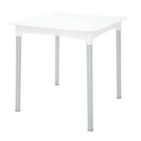 Mesa Tramontina Diana de plástico BLANCO con patas de aluminio Mesa Tramontina Diana de plástico BLANCO con patas de aluminio