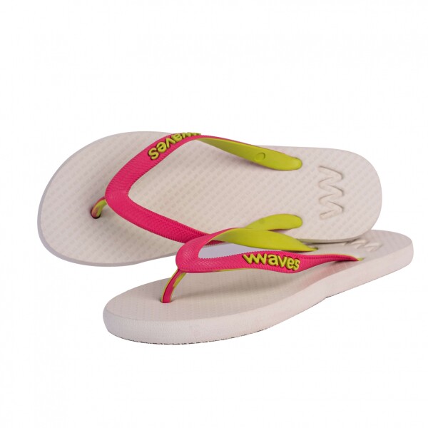 Sandalias Ojotas De Mujer Flip Flops Waves Blancas