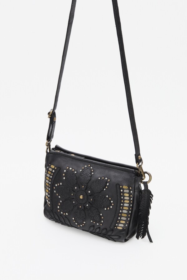 Cartera Flower Mandala Negro