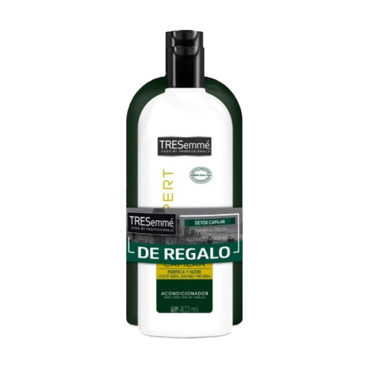 TRESEMME pack detox capilar shampoo 750ml+aco 400ml 