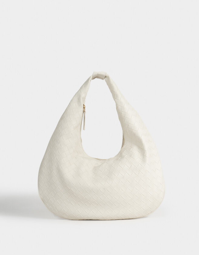 Saca Cartera Saca Trenzada - Blanco Crudo