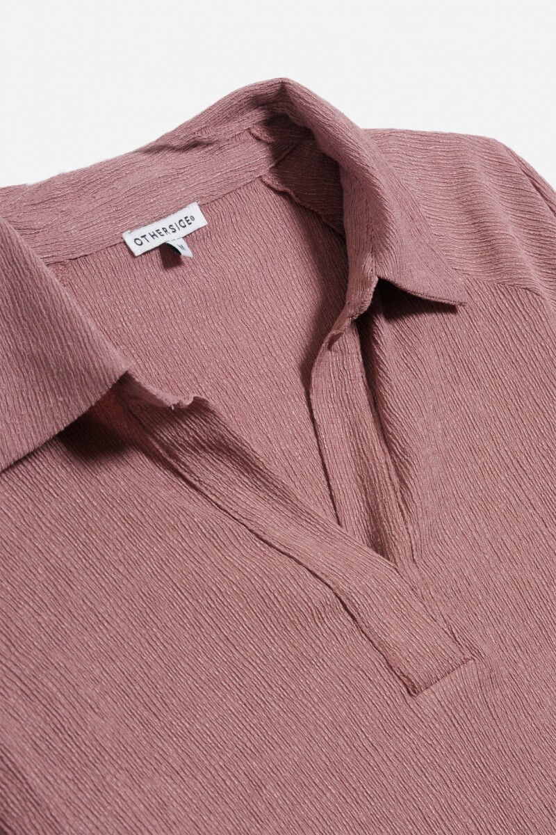 Blusa manga ranglán SALMON