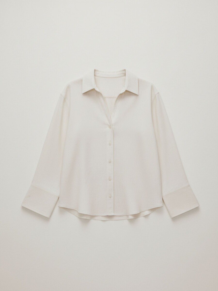 CAMISA MANGA LARGA - BLANCO 