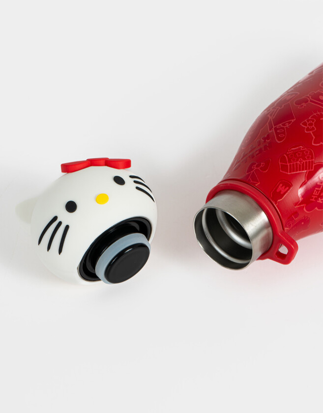 Accesorios Cocina Botella Metálica "hello Kitty" - Combinacion Multicolor