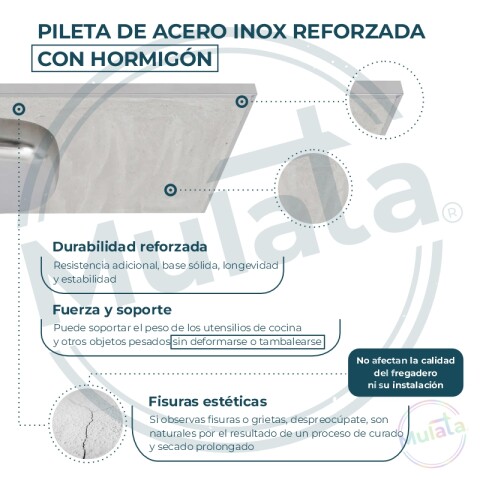 Combo de Cocina Bajo Mesada 3 Puertas 2 cajones + Pileta Reforzada con Hormigón Célular Noce Combo de Cocina Bajo Mesada 3 Puertas 2 cajones + Pileta Reforzada con Hormigón Célular Noce