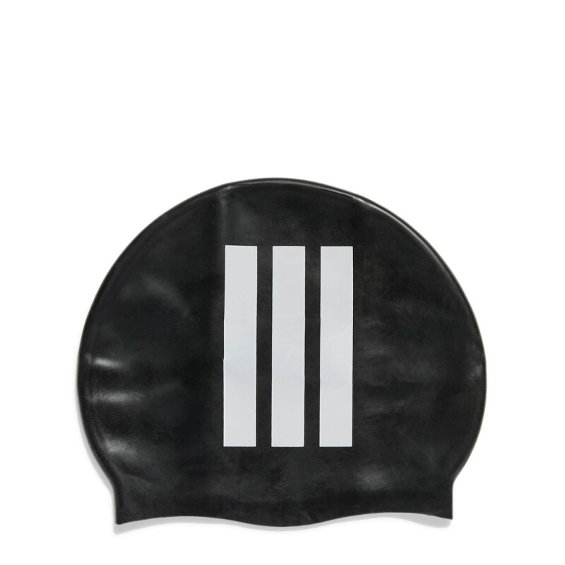 Gorro Adidas Natacion 3S Negro - Blanco