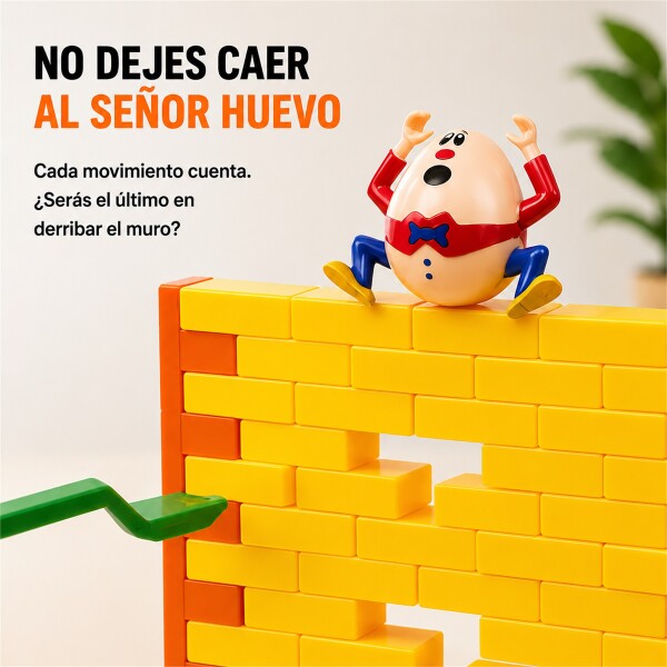 Juego de Habilidad Rompe Muro con 44 Bloques Amarillo 1