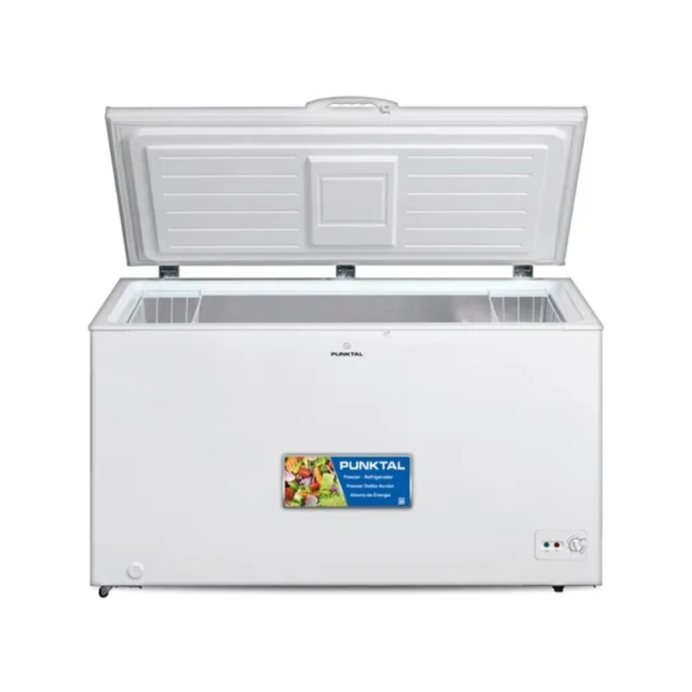 FREEZER HORIZONTAL 420L DOBLE ACCION BLANCO C/CANASTO blanco