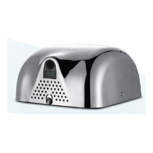 SECADOR DE MANOS 32x29.5x16.5CM EN ACERO INOXIDABLE 1400W GRIS-BRUSHED NICKEL