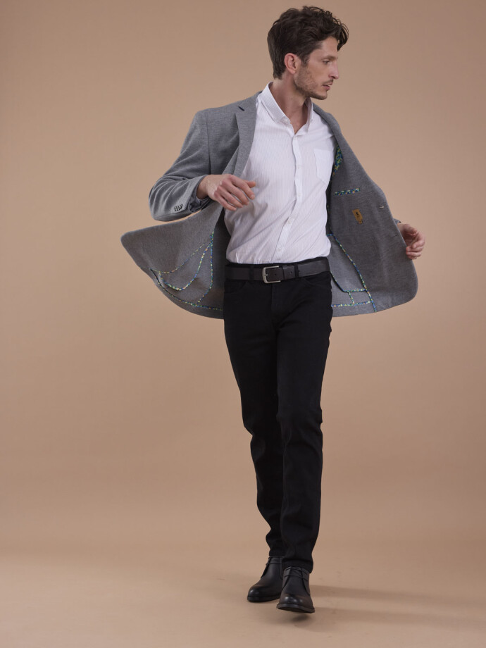 BLAZER DON 2.0 GRIS OSCURO MELANGE