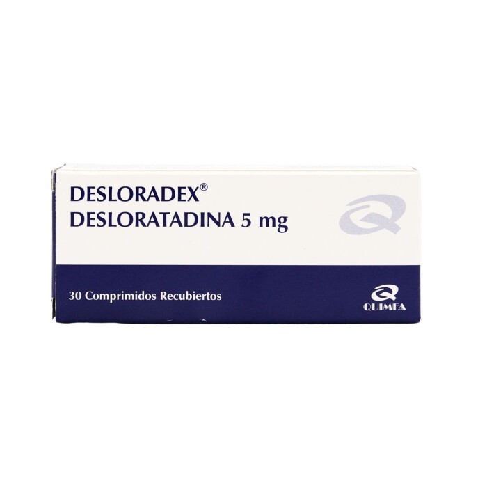 DESLORADEX 5 MG. CJ X 30 COMP. única