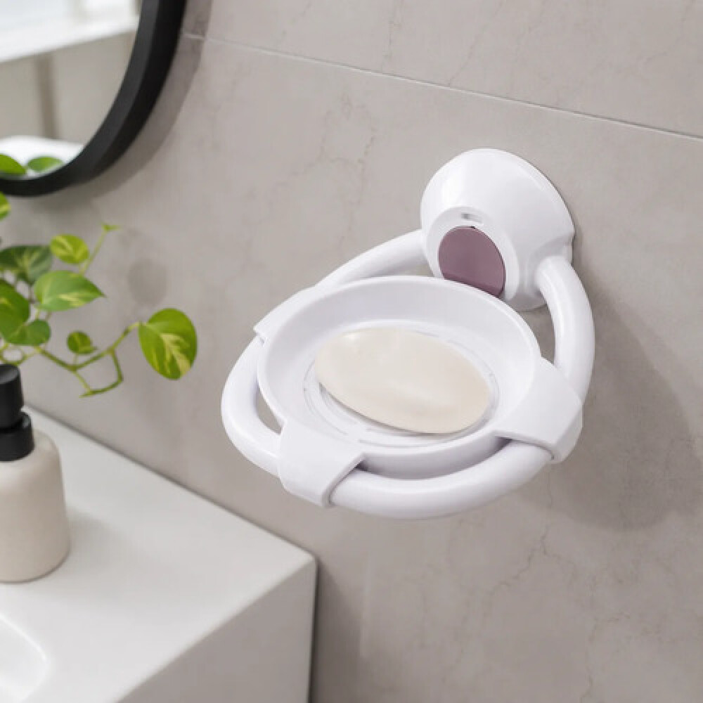 Porta jabon pared 18x16.5x5 cm QLUX IDEAS Porta jabon pared 18x16.5x5 cm QLUX IDEAS