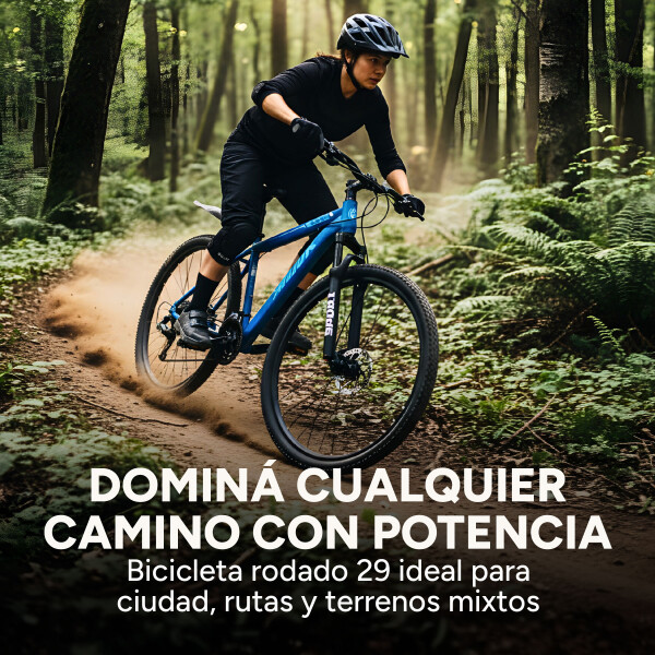 Bicicleta Jook Montaña Rod 29 Freno Disco 21 Velocid Shimano Color Azul