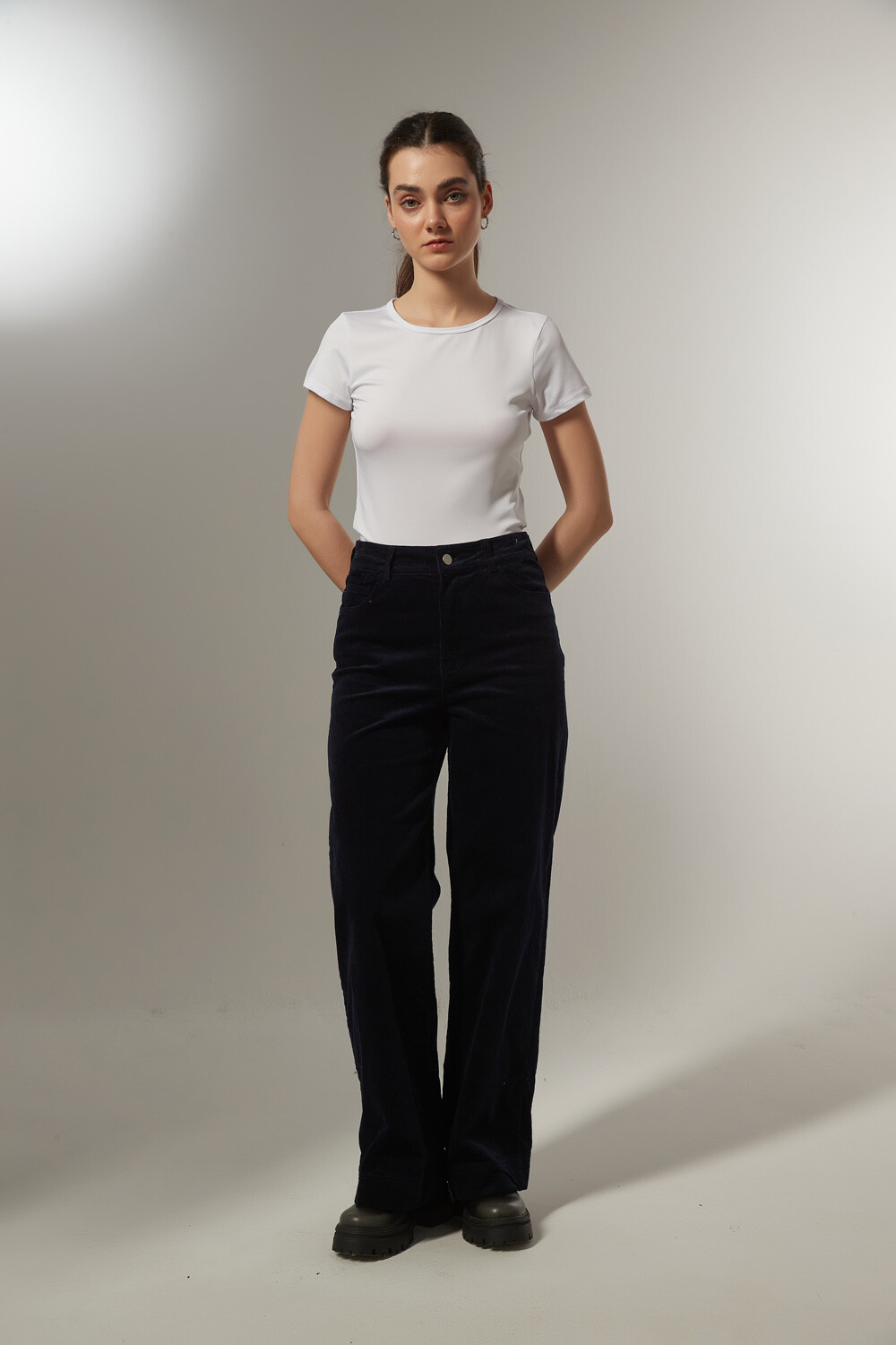 Pantalon Cilana Azul Oscuro