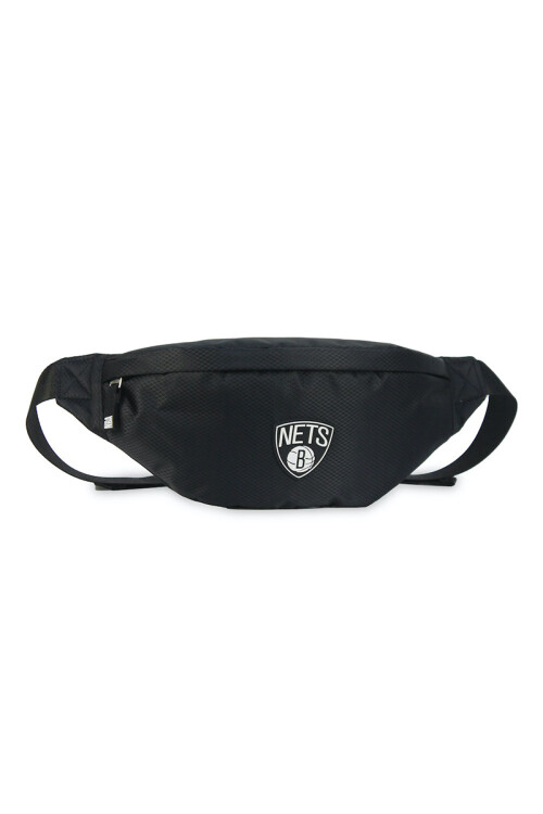 Riñonera nylon doble cierre Nets - NBA Negro