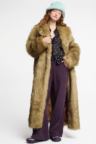 TAPADO ANNICE FUR Marron