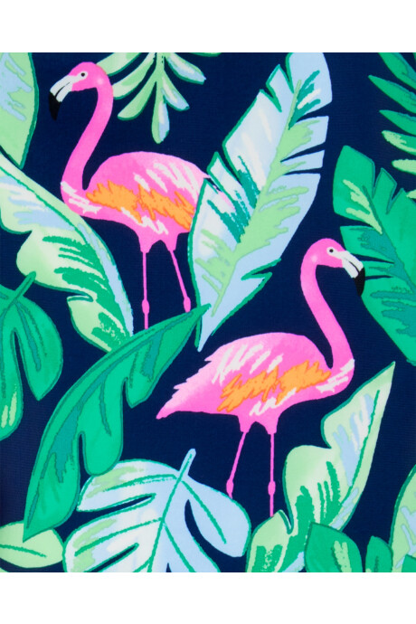 Set de baño tres piezas, protección UPF 50+, diseño tropical. Talles 2-5T Set de baño tres piezas, protección UPF 50+, diseño tropical. Talles 2-5T