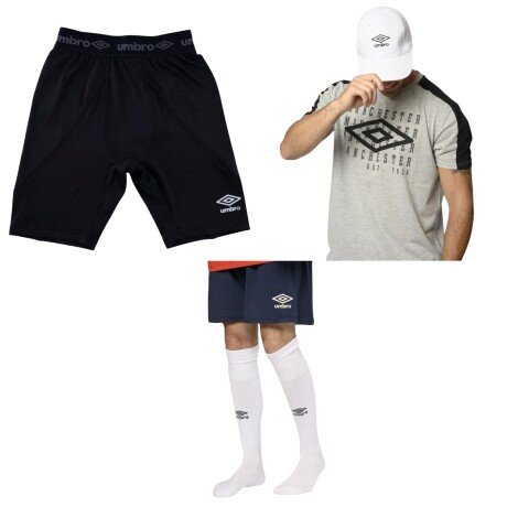 Kit Deportivo Umbro Adulto Gorro Medias Bermuda Original Kit Deportivo Umbro Adulto Gorro Medias Bermuda Original