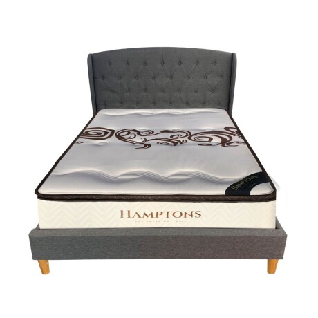 Sommier queen Hamptons Hybrid Palladium con respaldo Sommier queen Hamptons Hybrid Palladium con respaldo