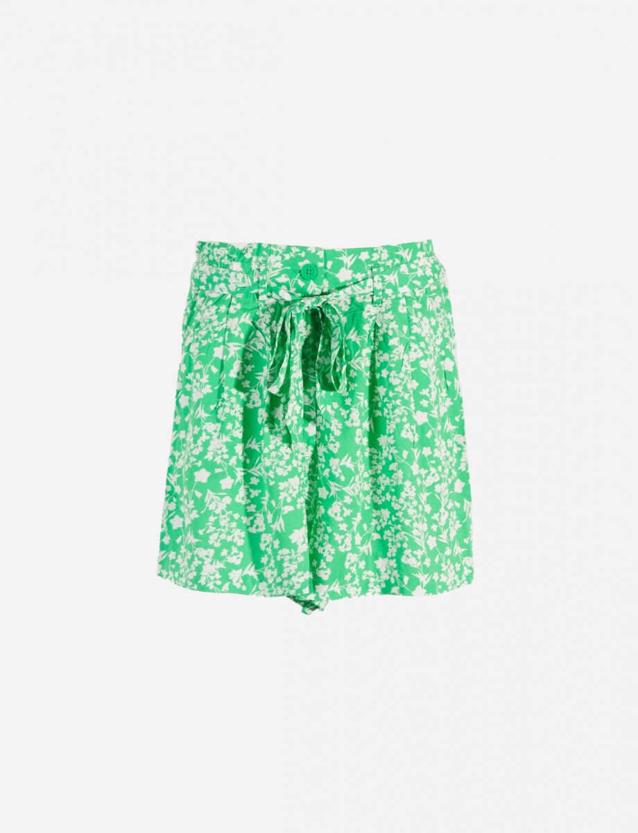 Short estampado - Verde Lima 