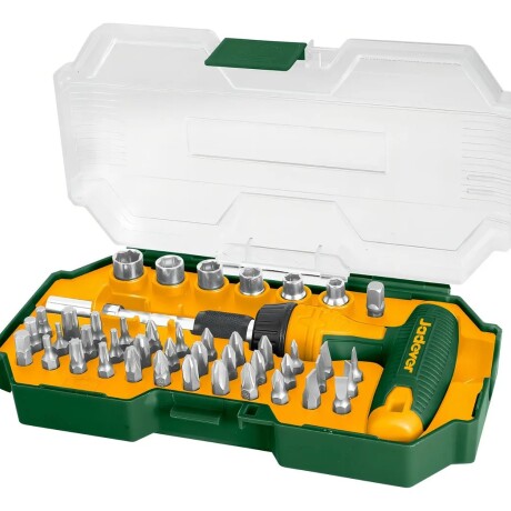 Set de Dados y Puntas con Mango T 45 Piezas Jadever Set de Dados y Puntas con Mango T 45 Piezas Jadever