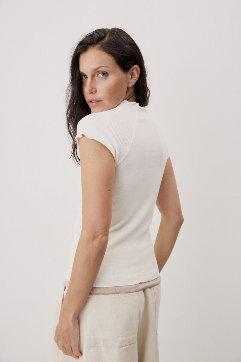 REMERA PILON Blanco