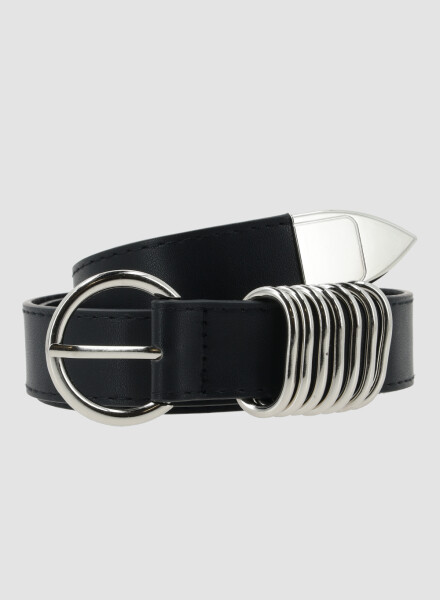 Cinto varios argollas Negro