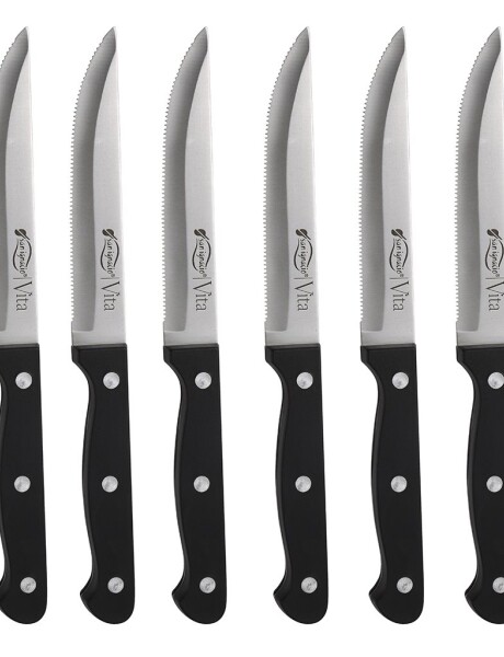 SET 6 CUCHILLOS CHULETEROS VITA SAN IGNACIO SET 6 CUCHILLOS CHULETEROS VITA SAN IGNACIO
