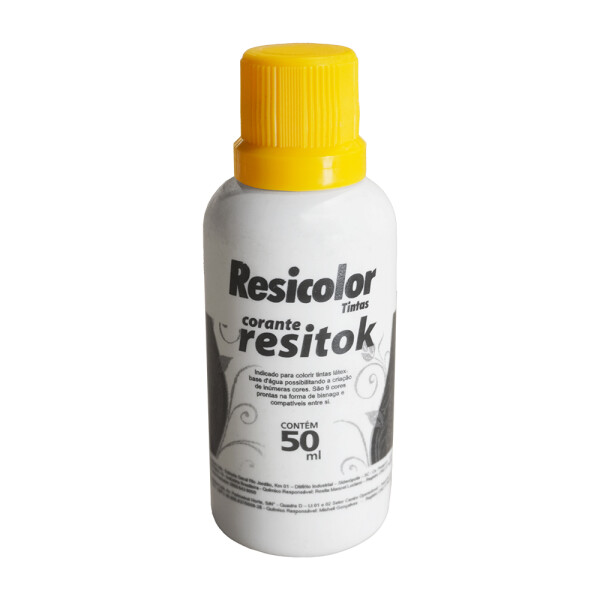 COLORANTE RESITOK AMARILLO 50 ML Colorante Resitok Amarillo 50 Ml