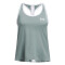 Tech Knockout Tank-PNK GRN-348