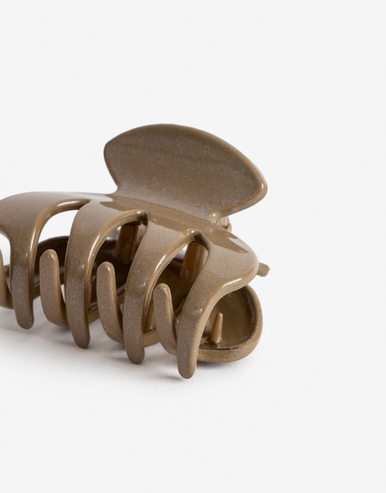 Broche Acrilico Broche Acrílico Glossy - Marron Medio