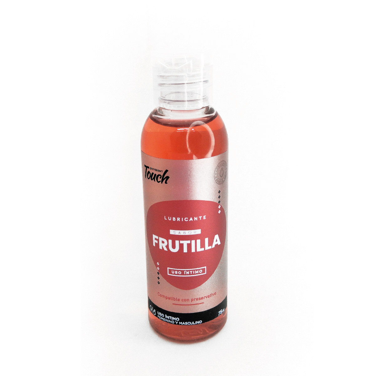 Gel Lubricante Different Touch Sabor Frutilla 75cc 