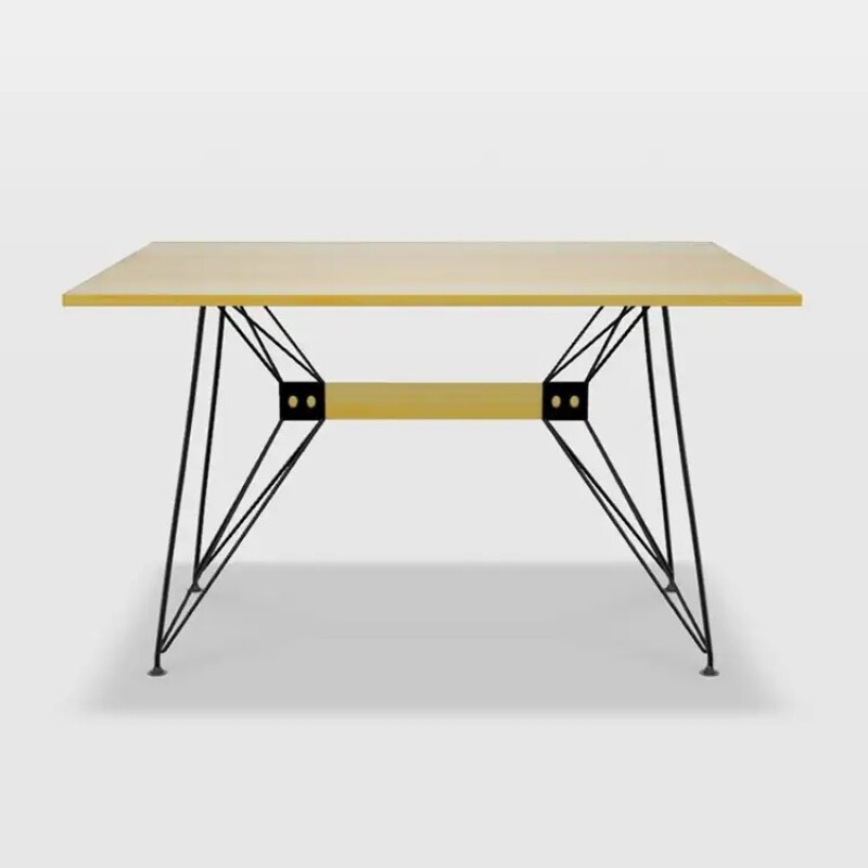 MESA RECTANGULAR "WING" TAPA EN MADERA, PIE EN METAL 1.50 X 90CM MESA RECTANGULAR "WING" TAPA EN MADERA, PIE EN METAL 1.50 X 90CM