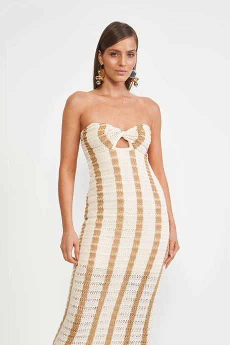 Vestido Luiza Beige