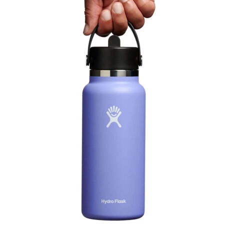 Botella Hydro Flask 32 Oz Wide Flex Straw Cap Lila