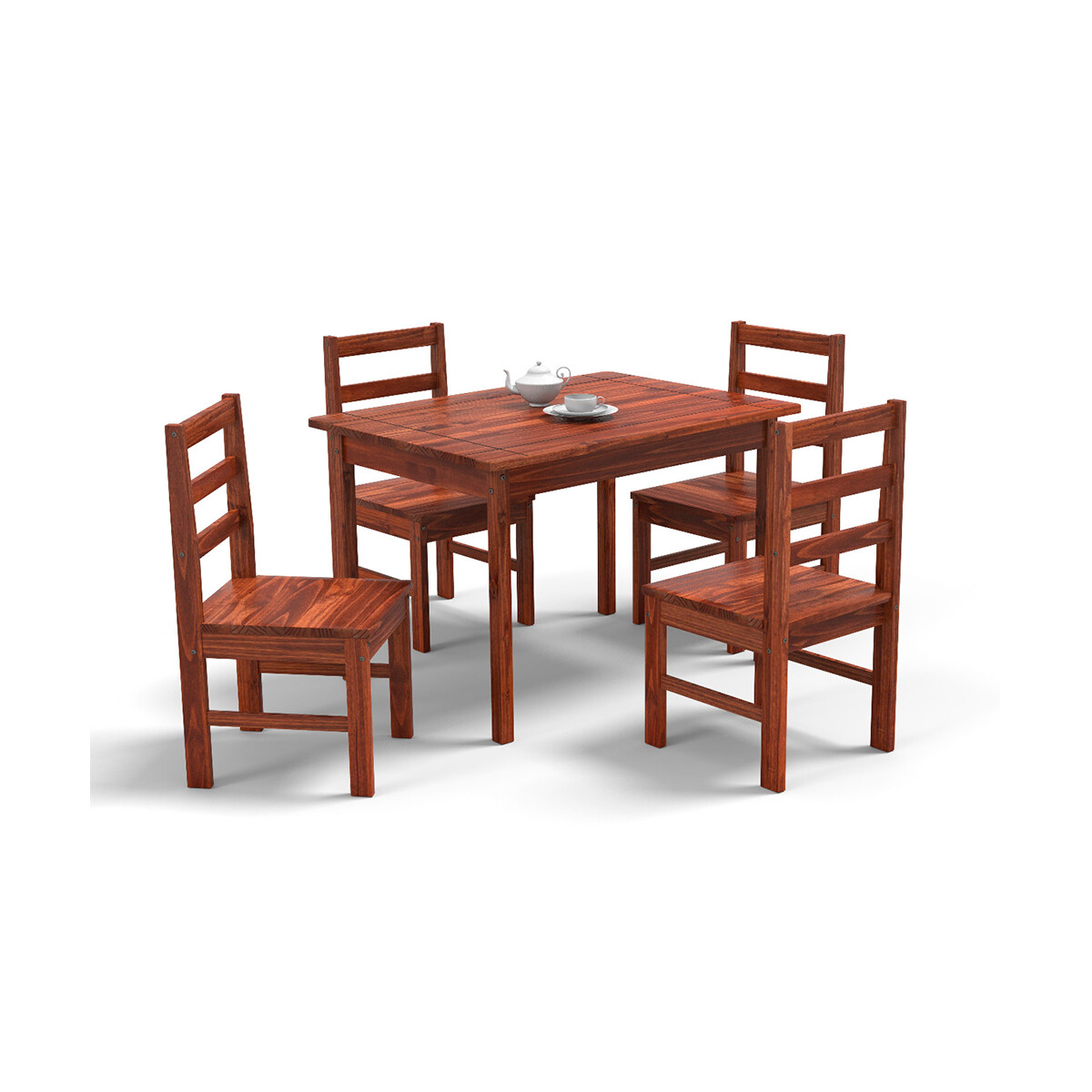 Juego De Comedor Bella 4 Sillas Cera Smgb 