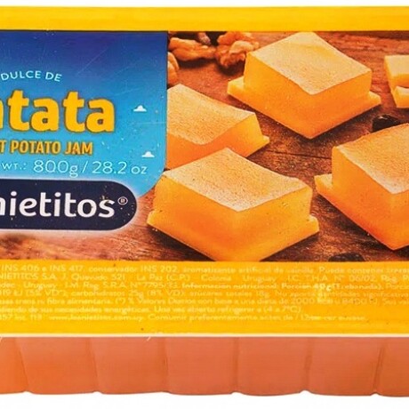 DULCE LOS NIETITOS 800G BATATA DULCE LOS NIETITOS 800G BATATA